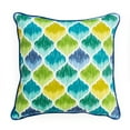 thumbnail image 3 of Greendale Home Fashions 17'' x 17'' Reversible Outdoor Throw Pillow, Set of 2, Caribbean, 3 of 5