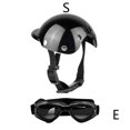 thumbnail image 1 of Casco para mascotas, nuevo casco de motocicleta con gafas de sol, juguete para mascotas, sombrero para perros, talla S/cabeza M, protección para mascotas, suministros para mascotas, 1 of 1