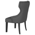 thumbnail image 6 of Baney Fabric Upholstered Dining Side Chair Gray and Black, 6 of 11