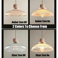 thumbnail image 3 of Wood Glass Pendant Light for Dining Room, Round Vintage Farmhouse Pendant Light Fixture, Modern Nordic Pendant Lighting, Retro Rustic Pendant Lamp for Kitchen Island Over Table Above Sink, 3 of 7