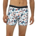 thumbnail image 2 of Picia Fourth Of July Party Pattern Men's Athletic Long Leg Briefs , Performance Stretch Underwear，Moisture-Wicking, 2 of 7