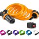 thumbnail image 1 of Candado para bicicleta con código de 5 dígitos Candado para bicicleta Candado de cable combinado Candado de cadena de bicicleta ligero y de seguridad para bicicleta, bicicleta de montaña, scooter Xemadio HMFJ046-4, 1 of 7