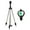 Black, variant on Uutvmp Rotating Tripod Sprinkler, 360 Degree Automatic Rotating Irrigation Watering Sprinklers, Tripod Water Sprinkler Large Area Coverage for Yard, Lawn, Garden