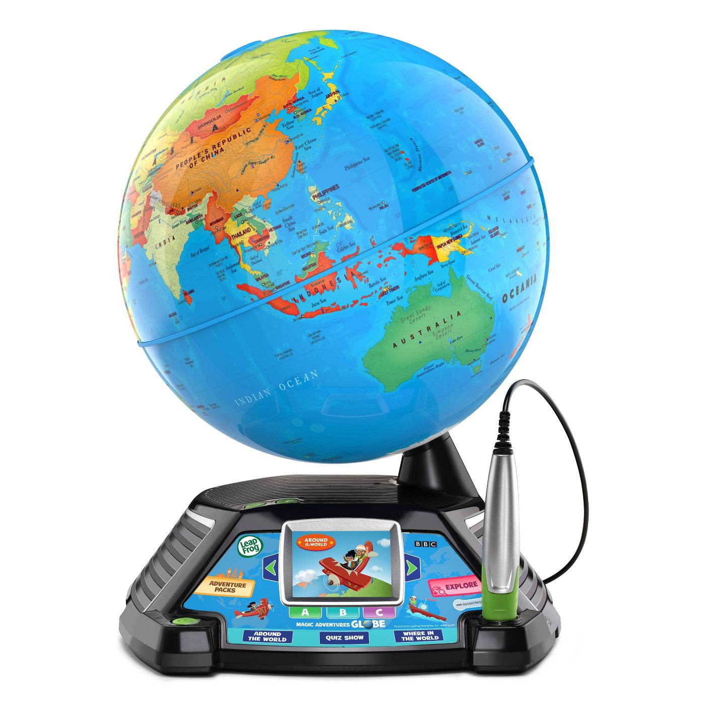 LeapFrog Magic Adventures Interactive Globe With 5+ Hours of BBC Video - image 3 of 5