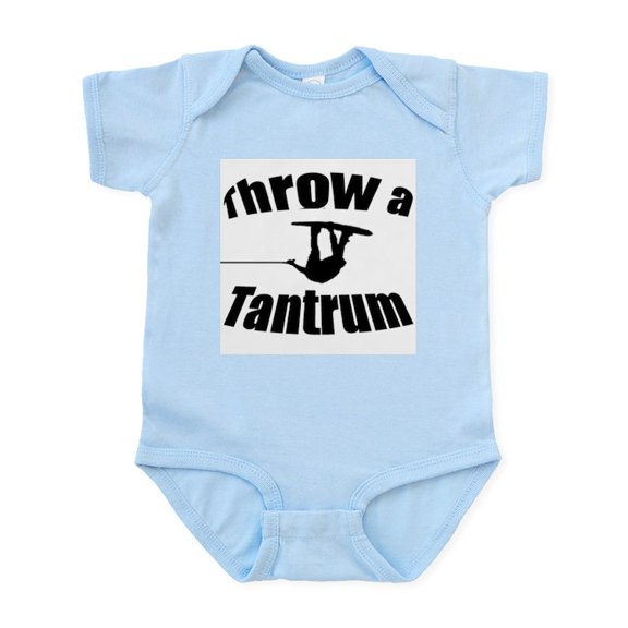 CafePress - Throw A Tantrum Infant Bodysuit - Baby Light Bodysuit, Size Newborn - 24 Months