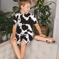 thumbnail image 4 of Balery Cow Skin 2 Conjunto de Pijama Infantil de Manga Corta con Estampado – Ropa de Dormir de Algodón Suave-4X-Large, 4 of 6