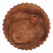 Rutledge & King Fluted Teak Nesting Bowls
