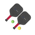 thumbnail image 4 of fastboy Pickleball Rackets Sports Supplies for Beginner Black Intermediate to Players Play, 4 of 4