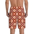 thumbnail image 2 of Balery 70s Retro Style Men's Cotton Knit Pajama Shorts Waistband & Pockets,Short Pajama Pants-3X-Large, 2 of 8