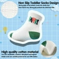 thumbnail image 5 of Toddler Grip Socks 12 Pairs Non Slip Baby Socks Cute Crew Anti Skid Socks for 0-7 Years Baby Boys Kids (02 Dinosaurs,5-7 Years), 5 of 5