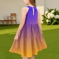 thumbnail image 4 of Ashirexll Robes pour Filles Enfants Sans Manches Mode Col Rond Patchwork Ludique Été Décontractée Robe d'Été pour Préadolescentes, 4 of 6