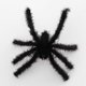 thumbnail image 2 of FELTECHELECTR 20 piezas de arañas de peluche de 5 mm para cosplay, juguetes de plástico artificiales para Halloween, fiestas, noches de miedo (negro), 2 of 6