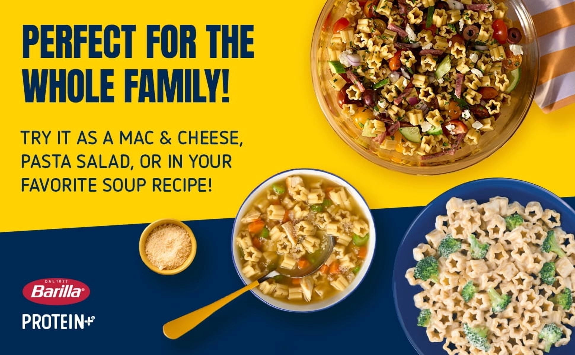 (12 pack) Barilla Protein+ Stars 14.5oz