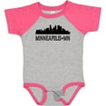thumbnail image 3 of Inktastic Minneapolis Minnesota City Skyline Boys or Girls Baby Bodysuit, 3 of 5