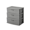 thumbnail image 1 of Cajonera Comoda Organizador Multiusos 3 Niveles Gris, 1 of 4