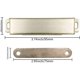 thumbnail image 2 of Cerraduras magnéticas para puertas de armarios, juego de 4 cerraduras magnéticas para puertas, cierrapuertas de acero inoxidable 40 kg. esquí esquí Gafas de esquí, 2 of 5