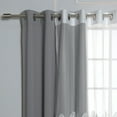 thumbnail image 5 of Aurora Home  Mix and Match Trellis Cut Out Curtains Grey 96 96 Inches, 5 of 5