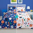 thumbnail image 4 of Juego de ropa de cama Joiedomi Twin de microfibra deportiva de 5 piezas, 4 of 7