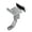 Rear view model-Silver, variant on Bike Phone Holder 360 Adjustable Anti-Shake Design Heavy-Duty Aluminum Mount with Locking Clip for Motorcycles