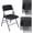 Black, variant on 12 Pack Padded Folding Chairs with Cushion, Fabric Seat & Back, Heavy Duty Steel Frame, 380 lbs Weight Capacity, Foldable Portable Chairs for Indoor Outdoor Home Party Wedding Office, Black
