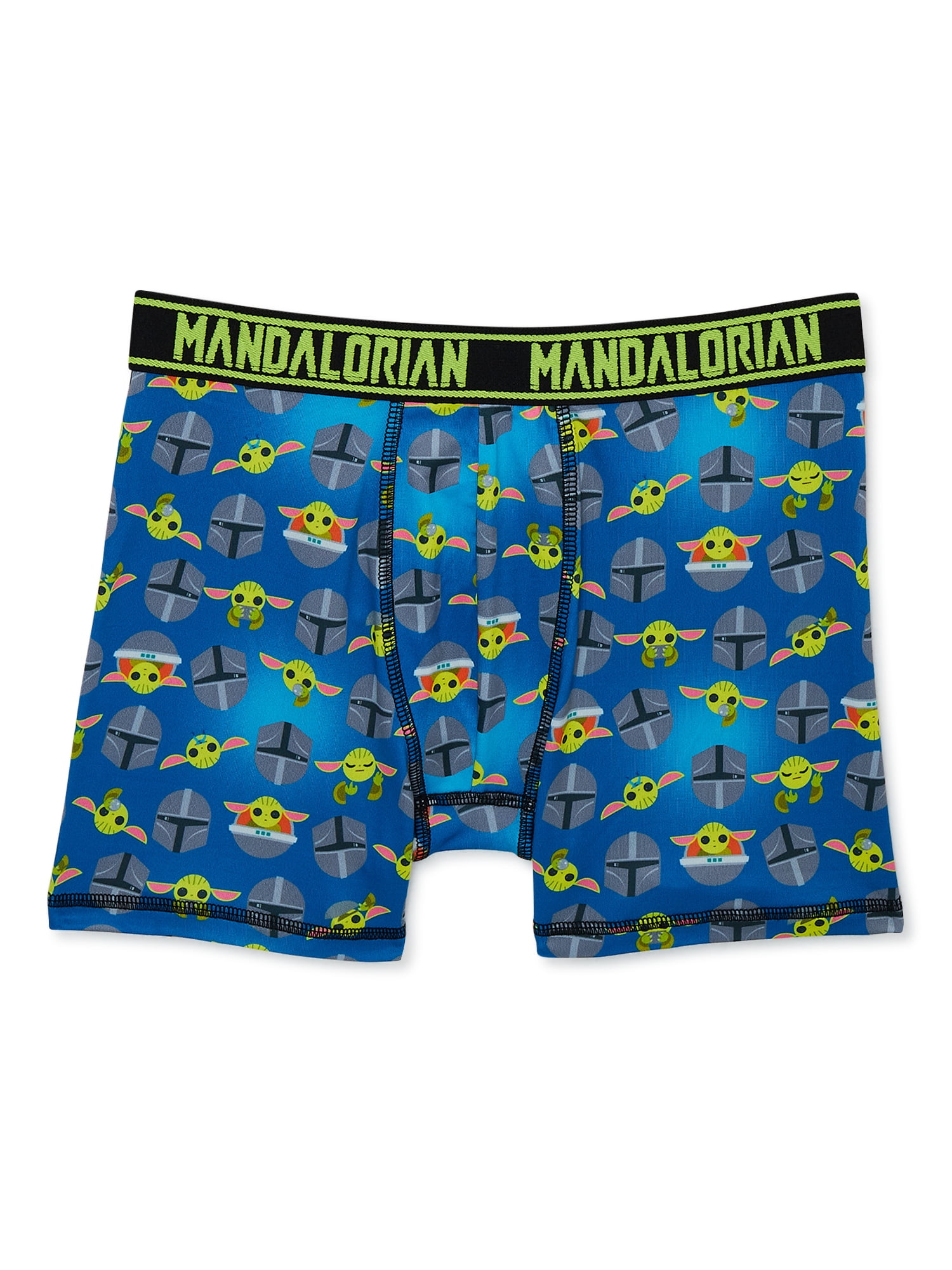 Star Wars Boys The Mandalorian Boxer Brief Underwear, 4-Pack, Sizes 4-14