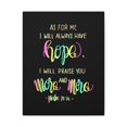 thumbnail image 2 of Scripture Walls Psalm 71:14 As For Me I Will Always Have Hope Christian Wall Art Bible Verse Print Ready To Hang, 2 of 13
