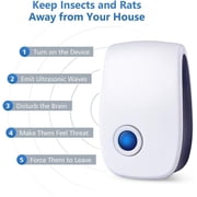 6 Pack Ultrasonic Pest Control ler, Mouse Traps Indoor for Home Mosquito lent Electronic Pest lent Plug in Cockroaches, Mice, Spiders, Ants, Bugs for House Kitchen Garage