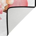 thumbnail image 5 of Dreamtimes Pink Mothers Day Gnome Non-Slip Area Rug 72"x48", Valentine's Day Love Soft Non Slip Washable Floor Mats for Indoor Front Porch,Living Room, Bedroom,Kitchen, 5 of 5