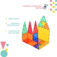 thumbnail image 3 of Bloques Magnéticos de Juguete Construcción Didactico 48 Piezas YEI YI-BMCS48, 3 of 7