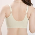 thumbnail image 5 of Gymayou Women Front Closure Seamless Bra Adjustable Strap Comfort U Back Bra Size M, 5 of 5