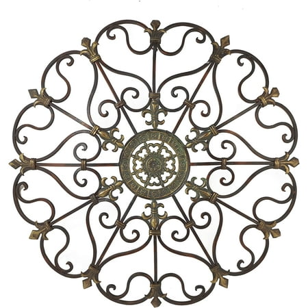 

HQ Metal Scroll Wall Decor 29 x 4 x 29 Brown