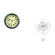 thumbnail image 5 of Reloj de pared,Reloj de pared decorativo con pájaros cantores,Reloj de pared de 10 pulgadas con sonido de pájaros musicales,Reloj de pared,Reloj de pared decorativo para baño y dormitorio., 5 of 8