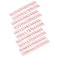 thumbnail image 1 of Loose Leaf Rings, Stylish 30 Holes Binding Spine Small Closed Column Lock Design  for Office Light Blue,White,Light Pink, 1 of 7