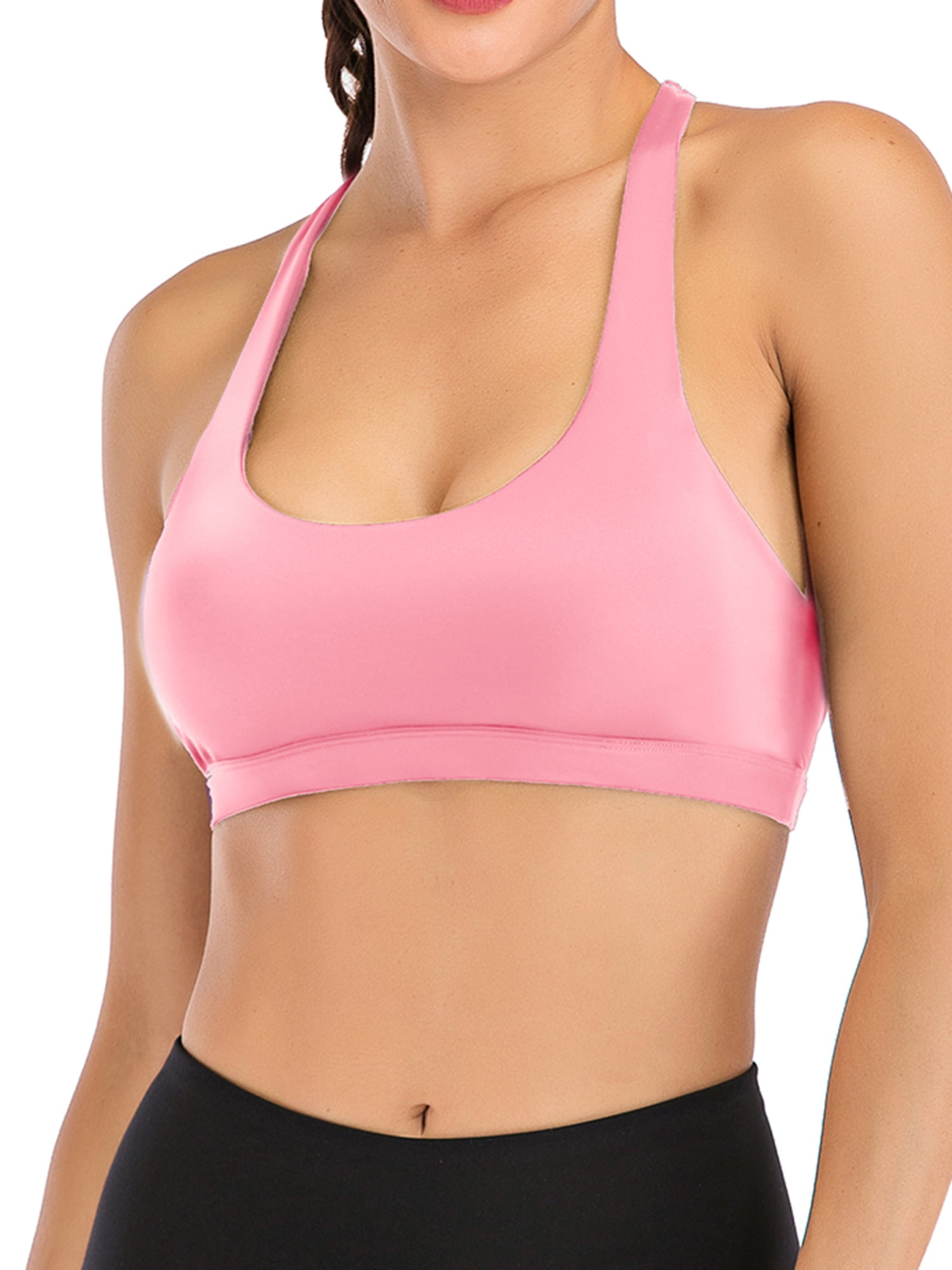 YouLoveIt Women's Sports Bra Push Up Yoga Bras Breathable Underwear