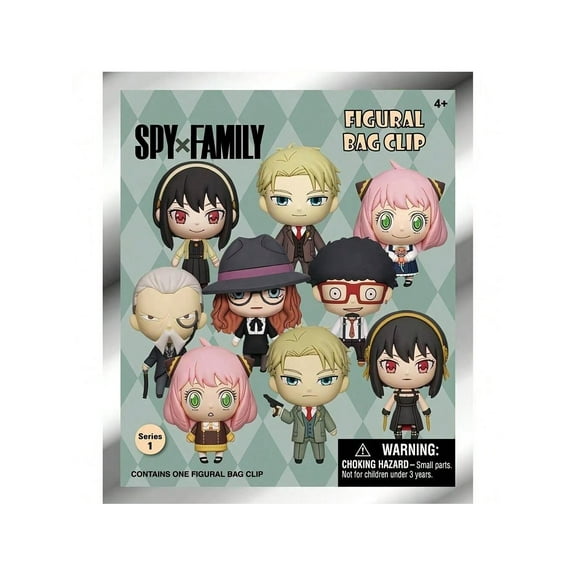 Spy Family 3D Blind Bag Keychain, 1 PC,