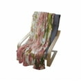 thumbnail image 4 of Spring Soft Flannel Fleece Blanket, Bougainvillea Flowers Branches in Sunny Summer Blossoms Nature Park View, Cozy Plush for Indoor and Outdoor Use, 60" x 80", Pale Pink Olive Green, by Ambesonne, 4 of 6