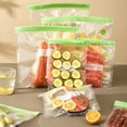 thumbnail image 3 of 20pcs Vacuum Food Storage Bags With 3 Sizes Vacuum Food Bags, 1 Hand Pump And 4 Sealing Clips, For Food Storage Cooking Keep Food Fresh For Long Time, Home Kitchen Supplies, 3 of 15