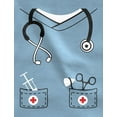 thumbnail image 2 of Infant Doctor Nurse Physician Halloween Easy Costume Cute Baby Bodysuit, 2 of 6