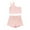 Red, variant on LNMQLPDBS Baby Sets for Girls Solid Color Pullover Sleeveless Ribbed One Shoulder Crop Top & Shorts 2pcs Outfifts Casual Sports Running Dance Set Toddler Girl Gifts 12 Month Girl Clothes