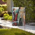 thumbnail image 4 of Bandera de jardín de temporada de Spider-Man, bandera de doble cara, bandera navideña para decoración navideña al aire libre., 4 of 8