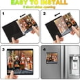 thumbnail image 3 of shiyou-Black Magnetic Picture Frame 4X4 for Refrigerator,12 pack,Square Photo Magnets Sleeves, 3 of 4