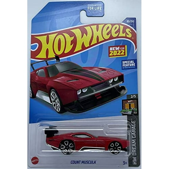 Hot Wheels Count Muscula HW Dream Garage 2/5 83/250 - Assorted