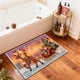thumbnail image 5 of Seyotauo Christmas Decor 3D Stereoscopic Embroidery Carpet - 24 x16 inch Polyester Xmas Decor Indoor Outdoor, Absorbent Nonslip Dirt Proof Washable Foot Mat for Entryway Kitchen Bathroom Porch Patio, 5 of 6