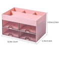 thumbnail image 2 of OUNONA Organizador De Escritorio Con Cajones En Plástico Rosa Para Almacenamiento Eficiente Y Duradero, 2 of 6