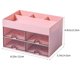 thumbnail image 2 of AURARMLET Organizador Práctico De Escritorio Con Cajones En Plástico Resistente Color Rosa, 2 of 6