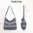 thumbnail image 4 of Paisley Elephant Crossbody Bag - Stylish Lightweight Handbag with Adjustable Strap for Minimalist Lifestyle Enthusiasts, 4 of 5