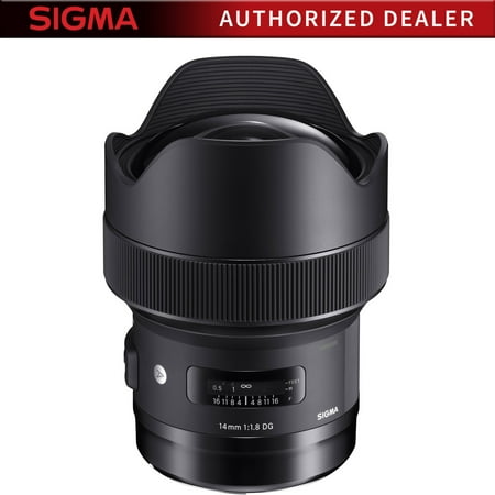 Sigma - Art 14mm f/1.8 DG HSM Wide-Angle Lens for Canon EF - Black