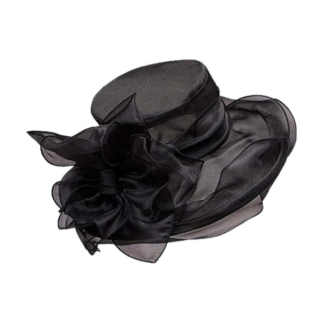 Elegante sombrero unisex para el sol de ala ancha UPF 50+, sombrero de playa ligero para viajar con cordón ajustable