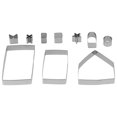 thumbnail image 2 of Baking ,  Cutter Silver Safe  For Children For Adults For Kitchen For Cake Shop, 2 of 8