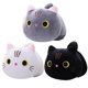thumbnail image 1 of 3 Uds Adorable Gato Suave Jugue Peluche Sofá de Peluche Valentín Cumpleaños Zulema almohada de sofá de peluche de gato, 1 of 8